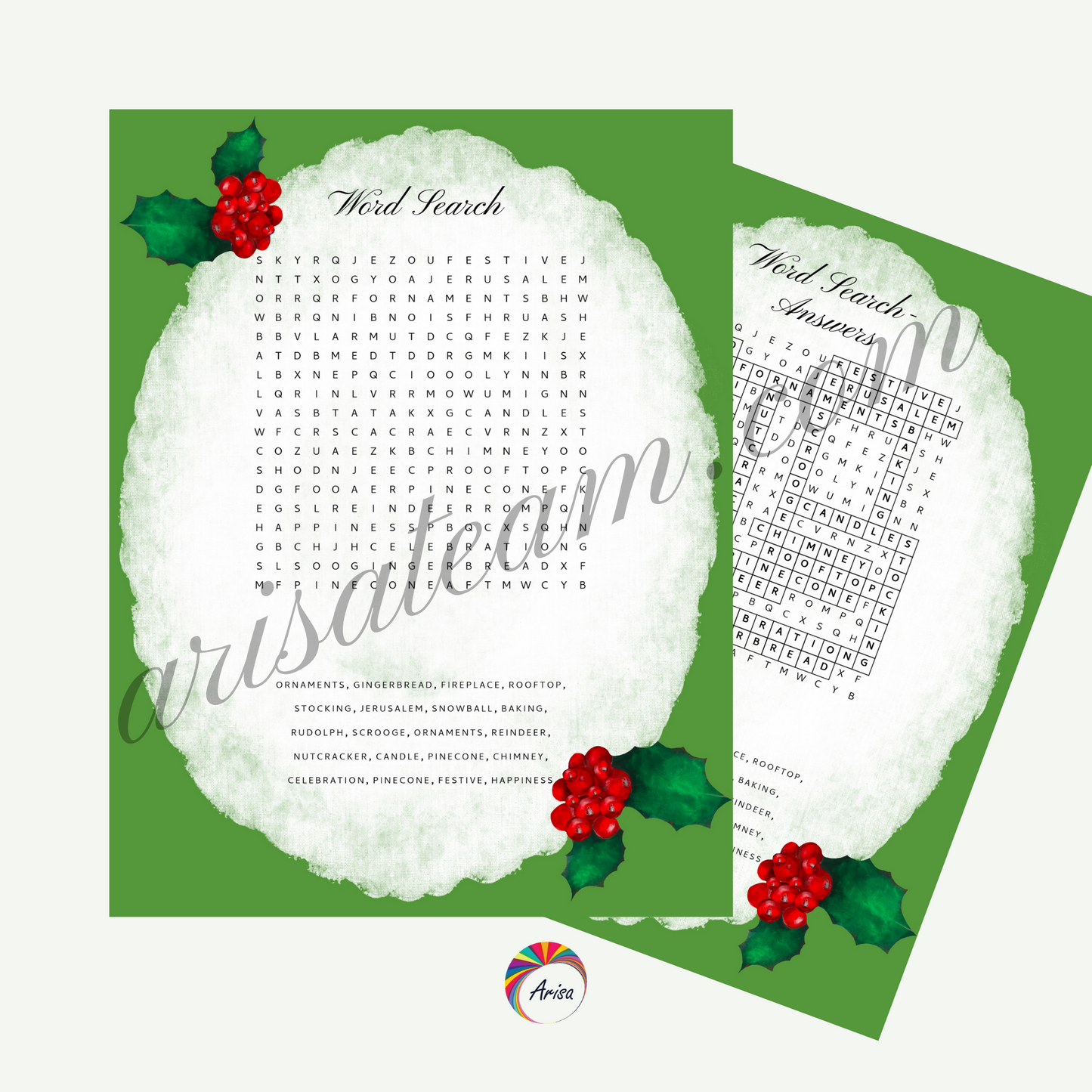 "CHRISTMAS CHARM" Activity Pack