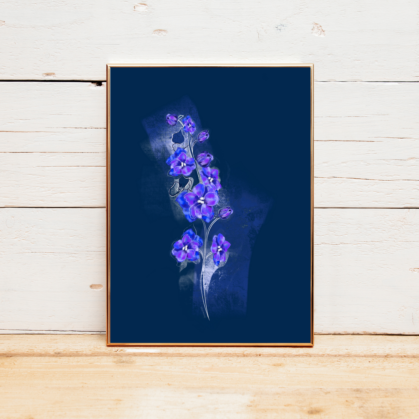 The Larkspur painting by ArisaTeam