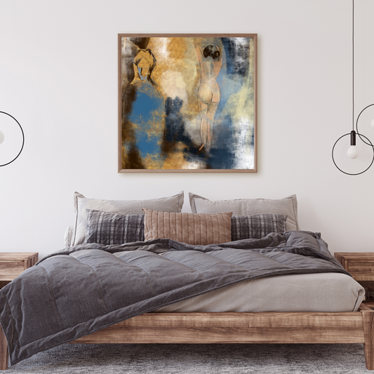 3 Brilliant Ideas For Amazing Wall Art Within A Budget-"Forgotten Love" Painting from ArisaTeam