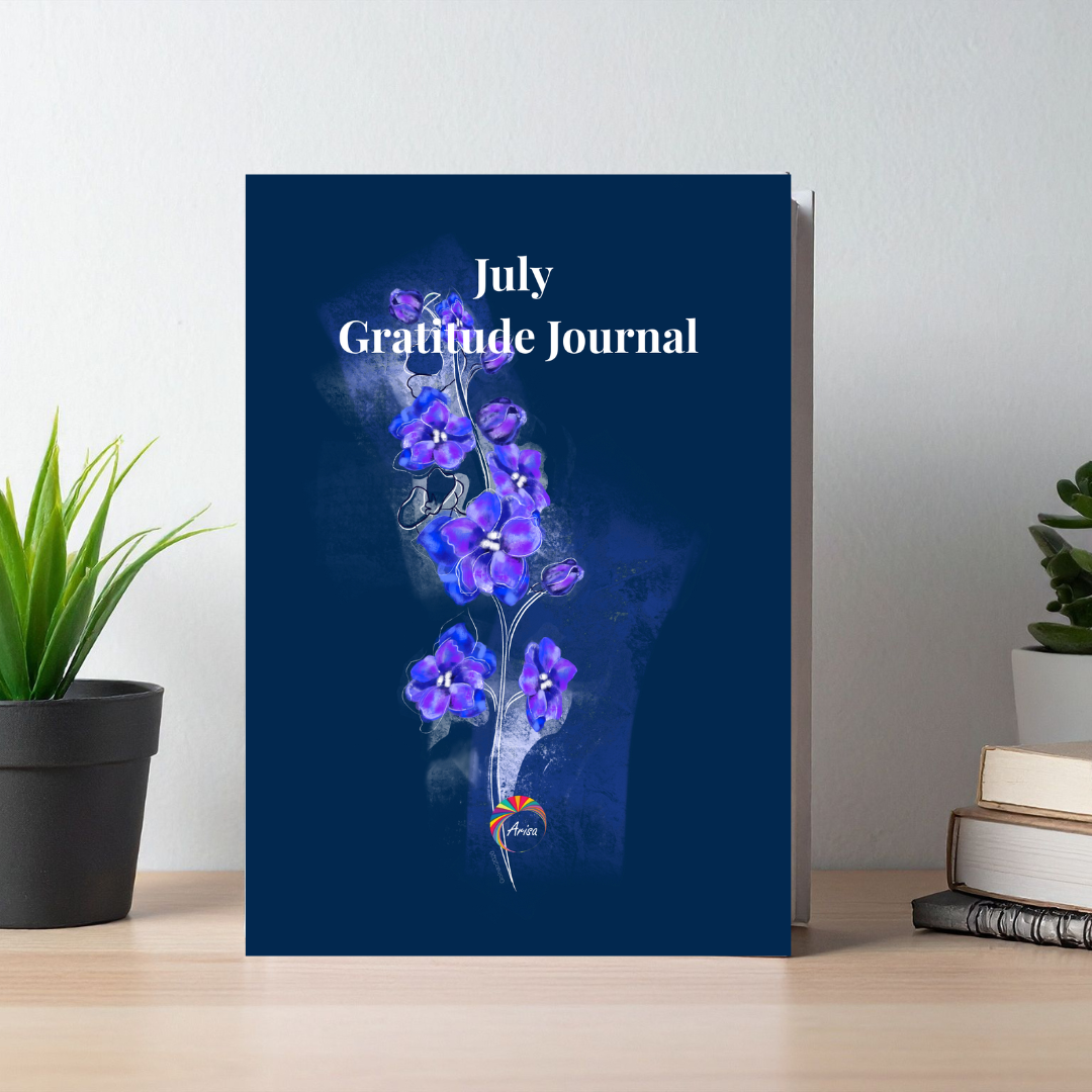 July Gratitude Journal — Larkspur