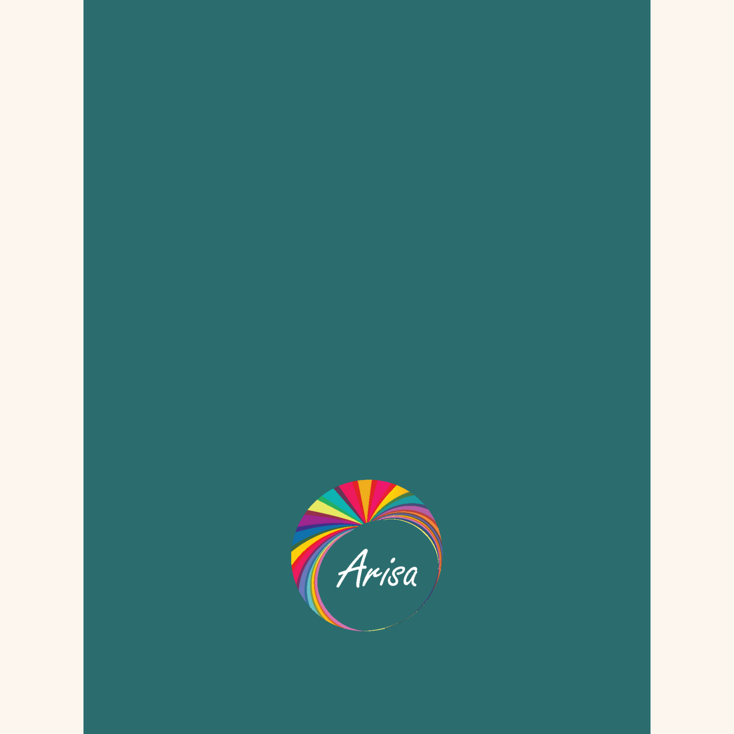 The back cover of the Calendar and Planner 2022 with the flowers of the months by AirsaTeam