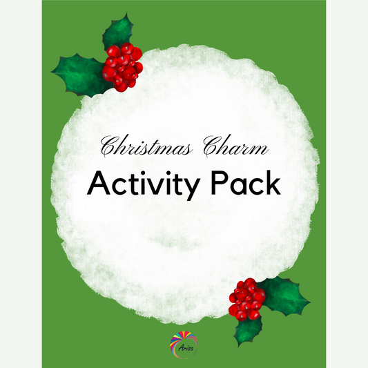 The cover of the "Chirstmas Charm Activity Pack" from ArisaTeam